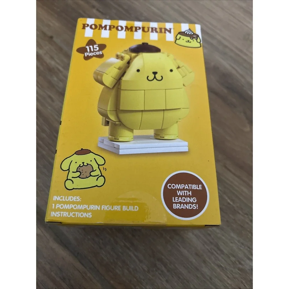 Sanrio Pompompurin - 115pc Building Block Figure Set New In‎ Box